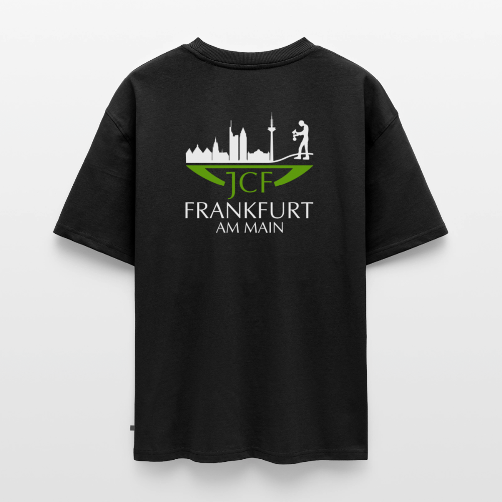 Bio Shirt - JCF Frankfurt weiß - Schwarz