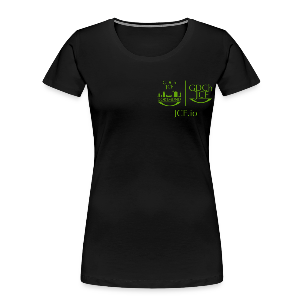 Bio Shirt - JCF Dortmund (Damen) - Schwarz