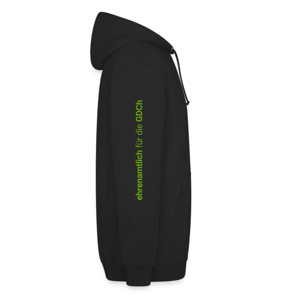 Ehrenamts-Hoodie JCF - Ehrenamtlich für die GDCh - Schwarz