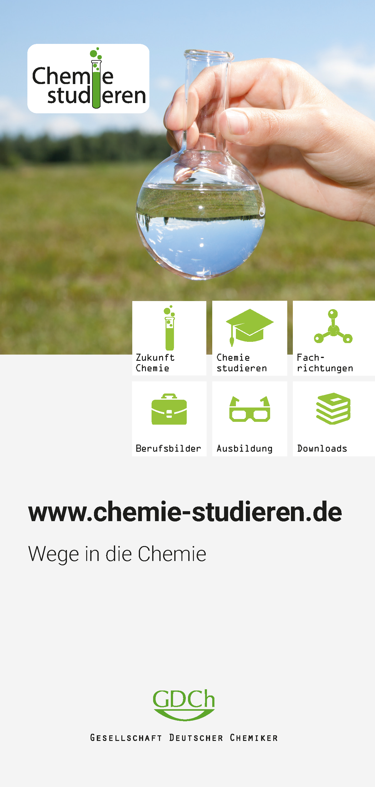 Flyer "Chemie studieren"