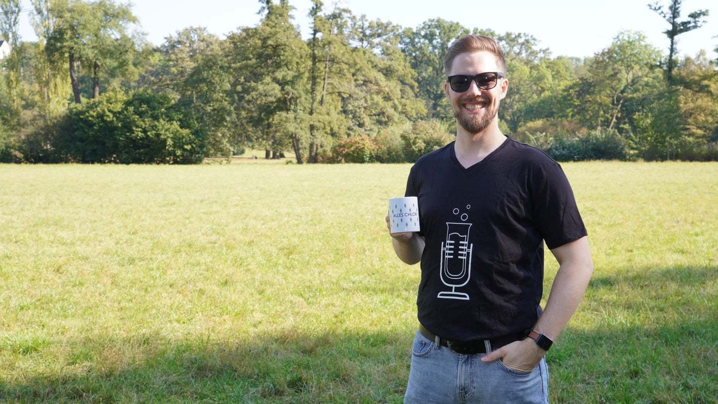 Alles Chlor! (großes Mikro) - Männer Bio-T-Shirt