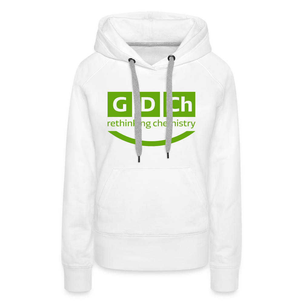 Frauen Premium Hoodie Rethinking Chemistry - weiß