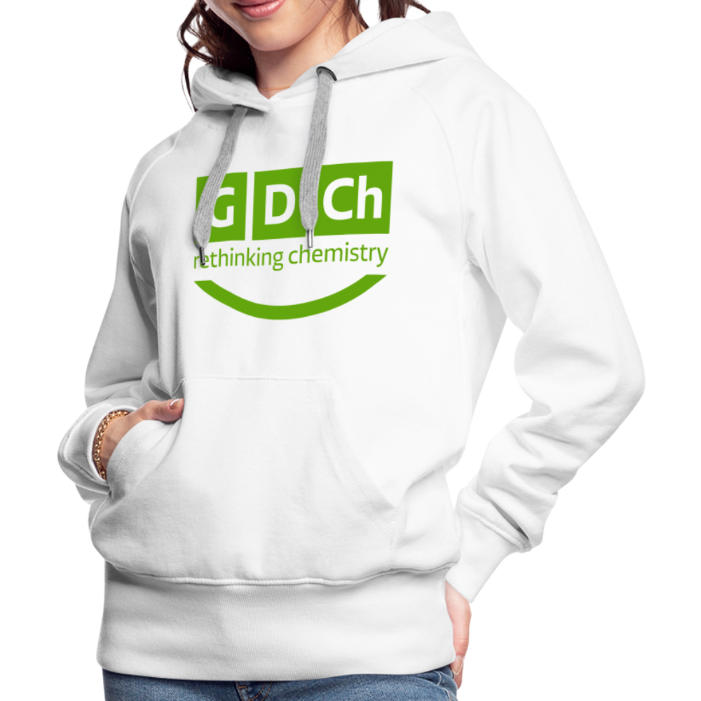 Frauen Premium Hoodie Rethinking Chemistry - weiß