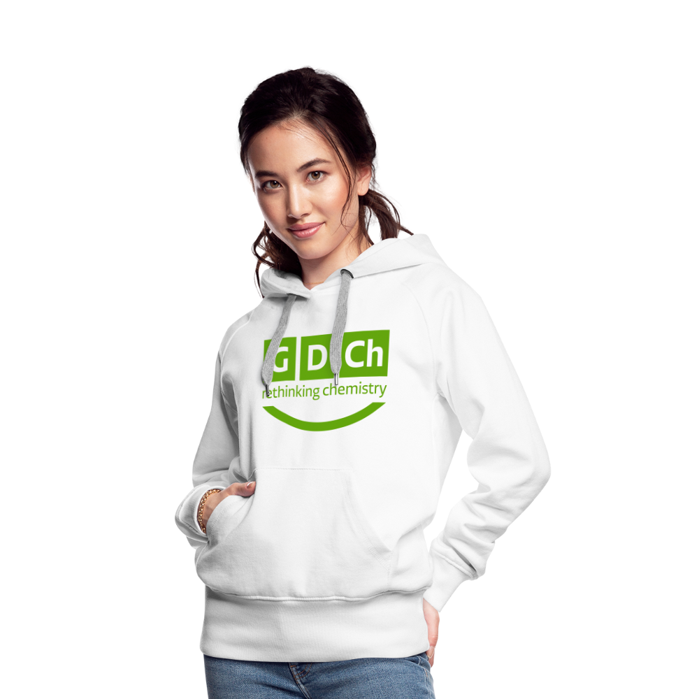 Frauen Premium Hoodie Rethinking Chemistry - weiß