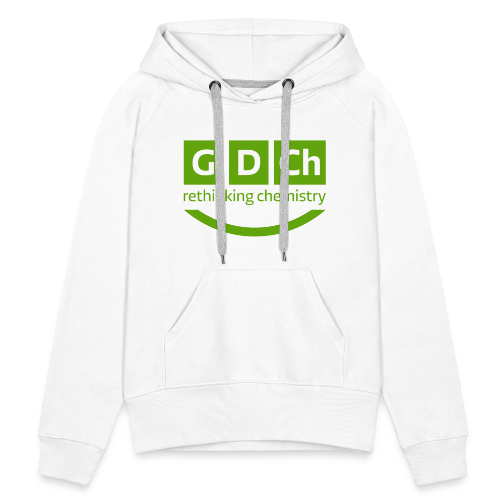 Frauen Premium Hoodie Rethinking Chemistry - weiß