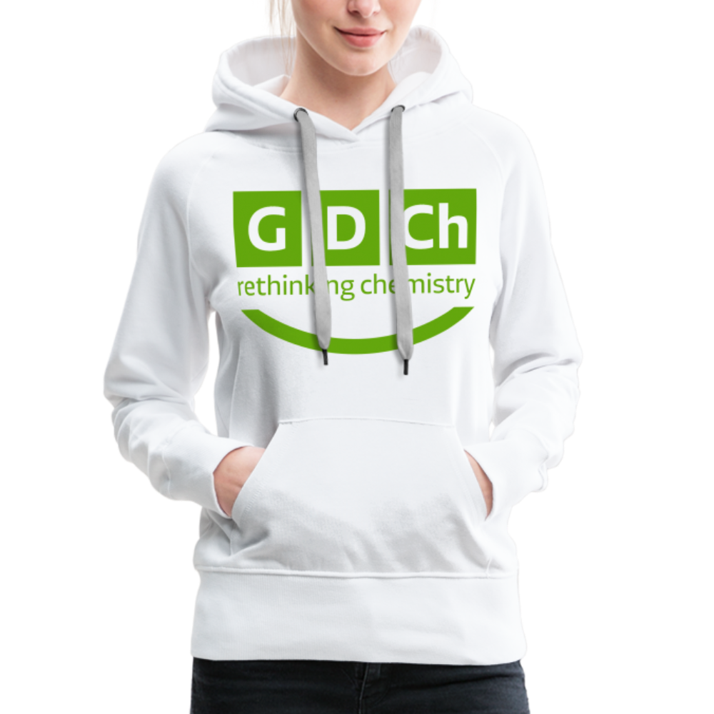 Frauen Premium Hoodie Rethinking Chemistry - weiß