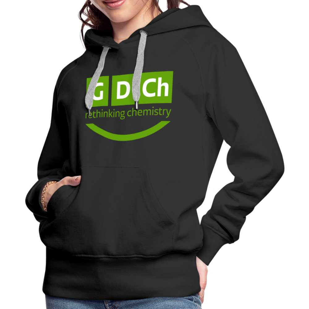 Frauen Premium Hoodie Rethinking Chemistry - Schwarz
