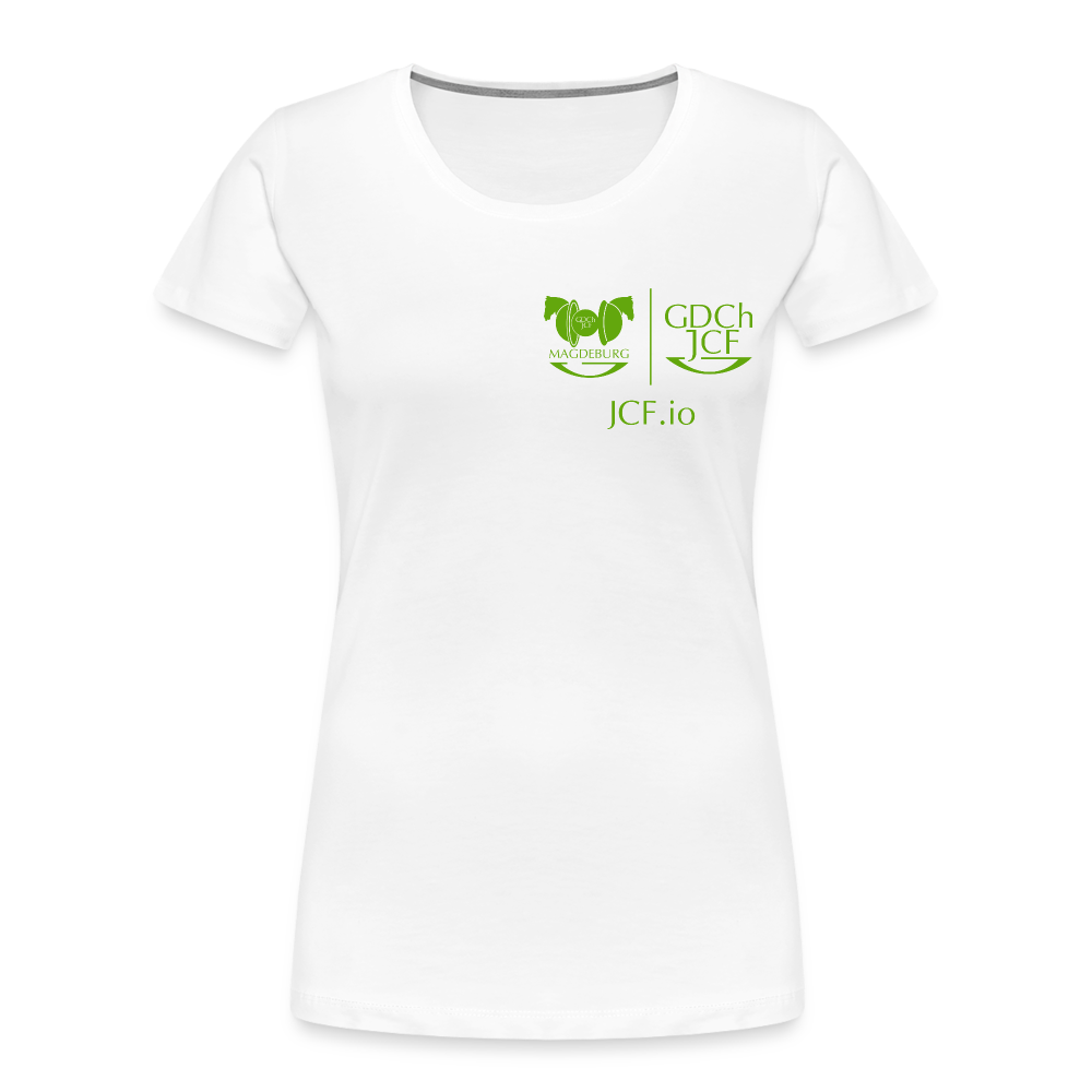 Bio Shirt - JCF Magdeburg (Damen) - weiß