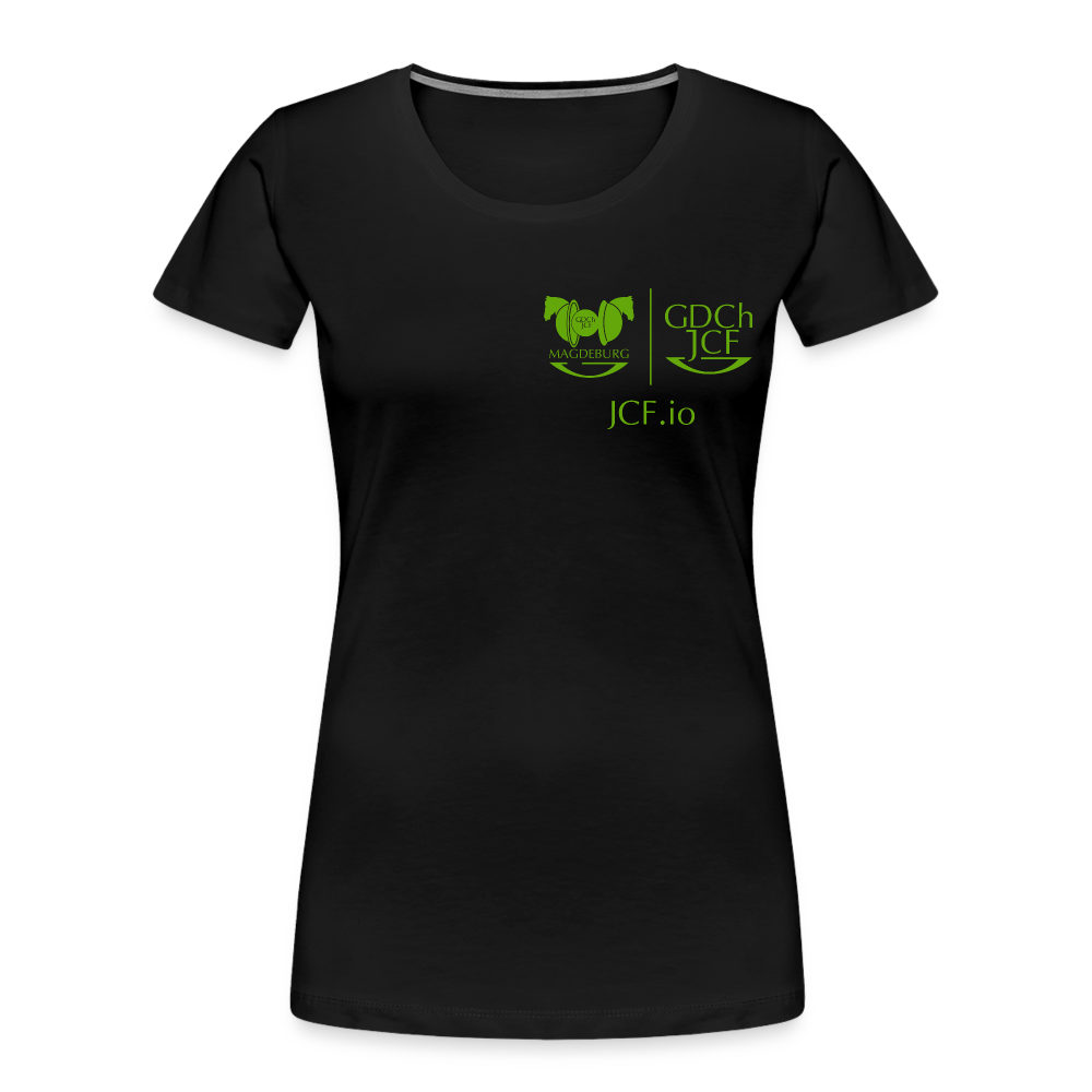 Bio Shirt - JCF Magdeburg (Damen) - Schwarz