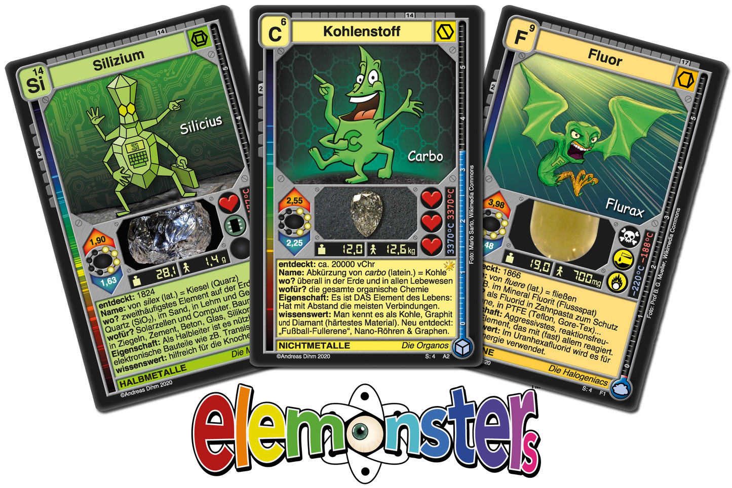 Elemonsters-Bundle mit Kartenspiel und Poster: Beide Artikel zum unschlagbaren Preis