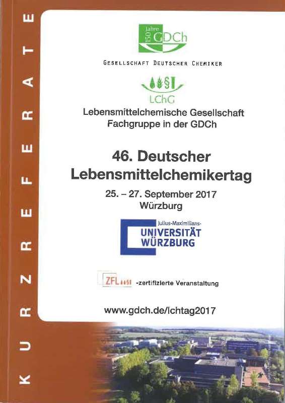 46. Deutscher Lebensmittelchemikertag