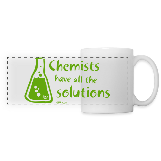 Panoramatasse - weiß