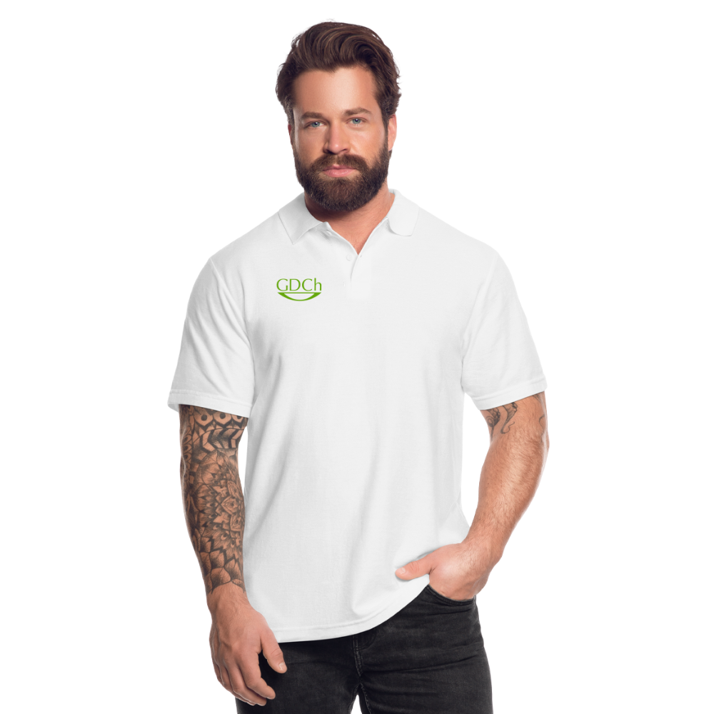 GDCh Männer Poloshirt - weiß