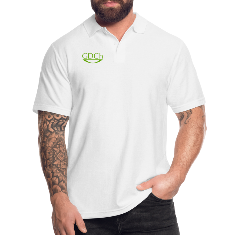 GDCh Männer Poloshirt - weiß