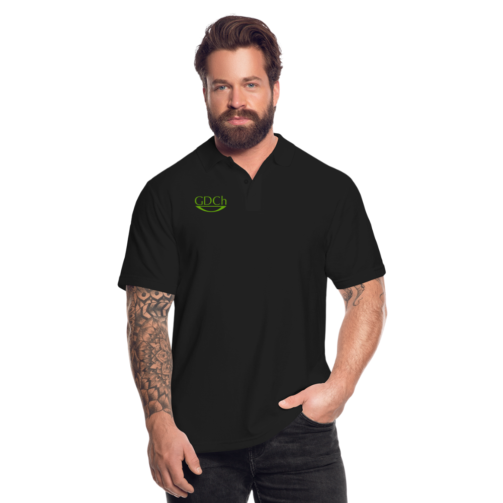 GDCh Männer Poloshirt - Schwarz