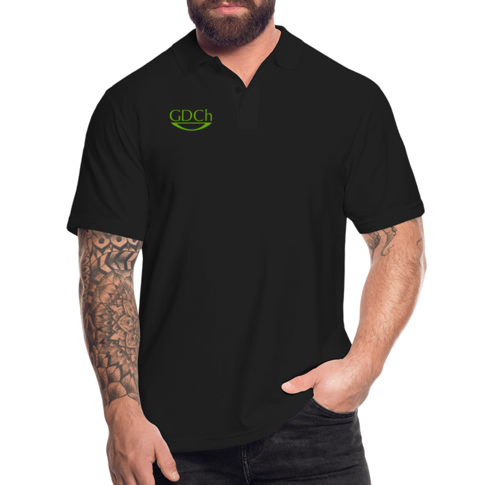 GDCh Männer Poloshirt - Schwarz