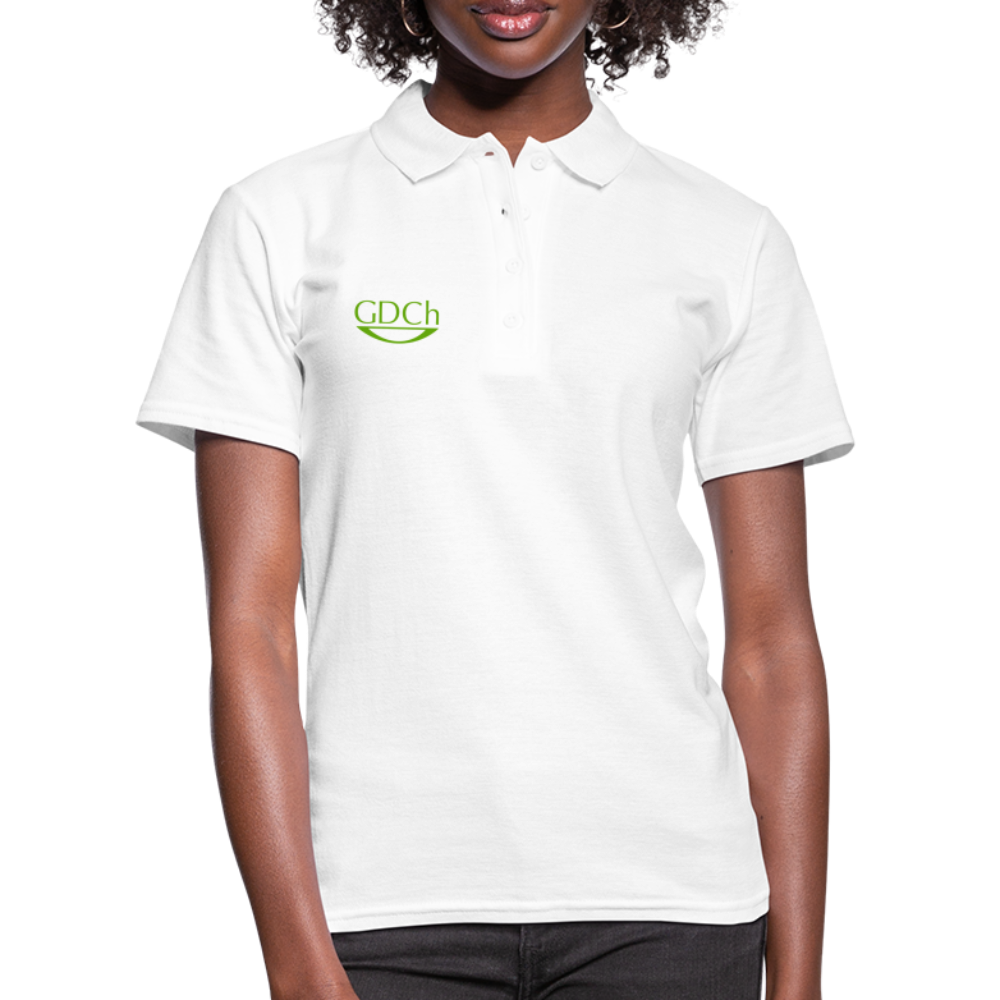 GDCh Frauen Poloshirt - weiß