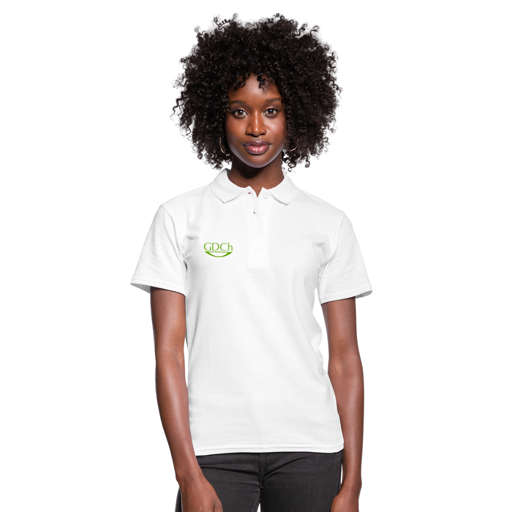 GDCh Frauen Poloshirt - weiß