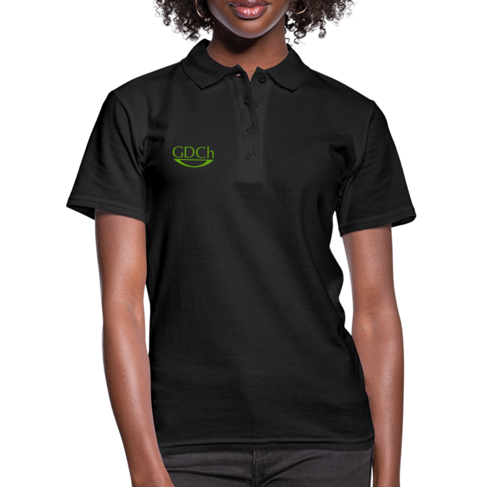 GDCh Frauen Poloshirt - Schwarz