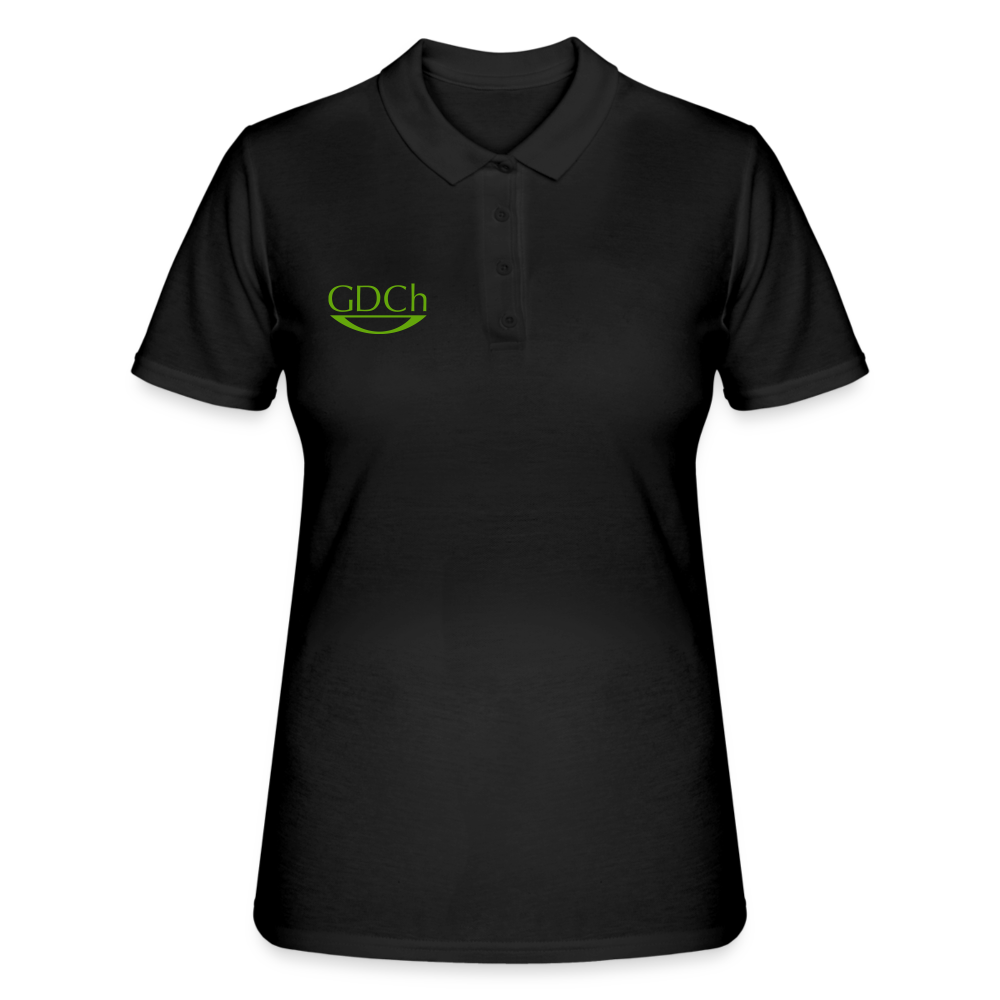 GDCh Frauen Poloshirt - Schwarz