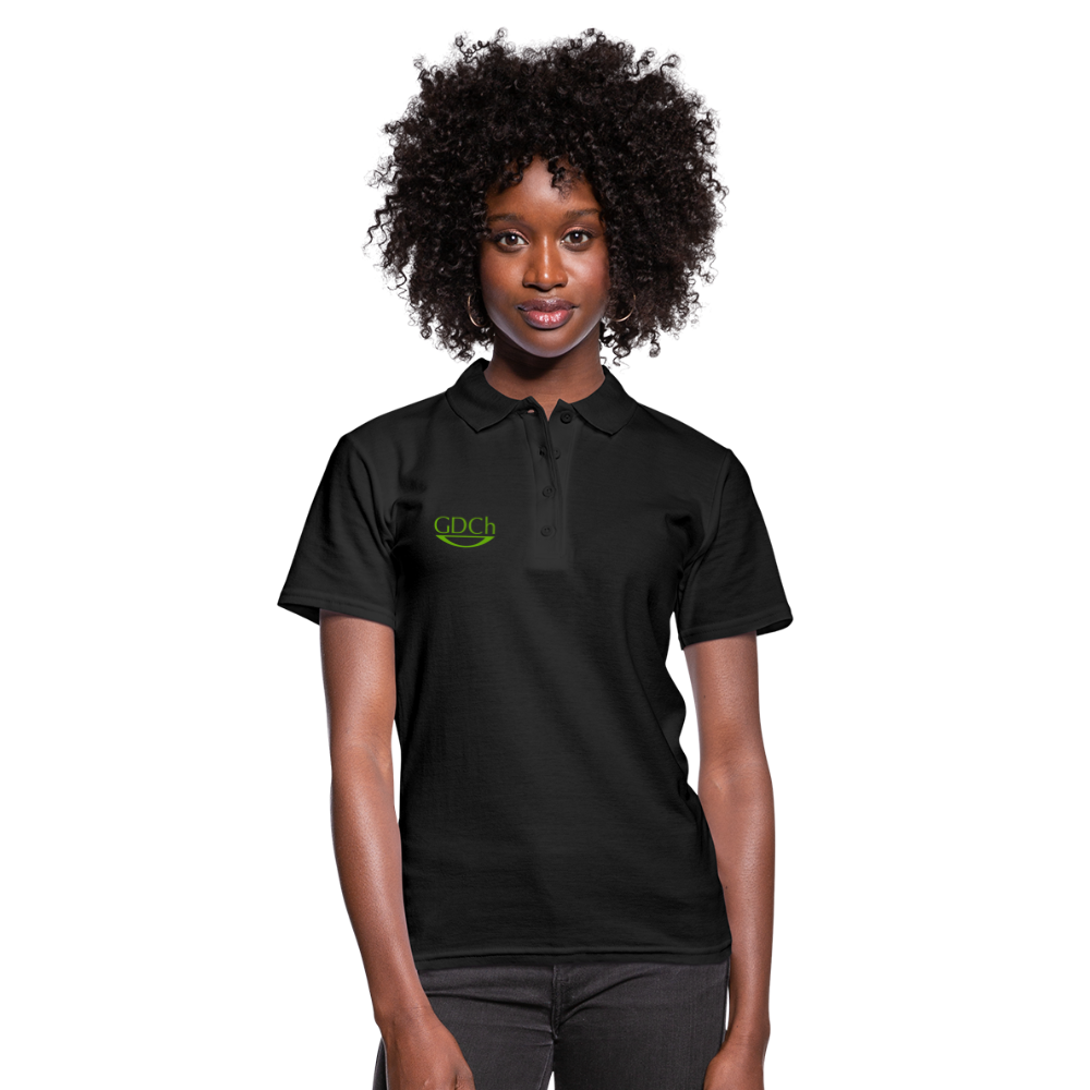 GDCh Frauen Poloshirt - Schwarz
