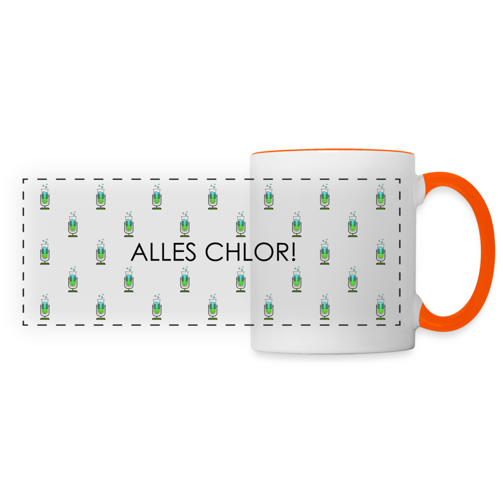 Panoramachlasse - Weiß/Orange