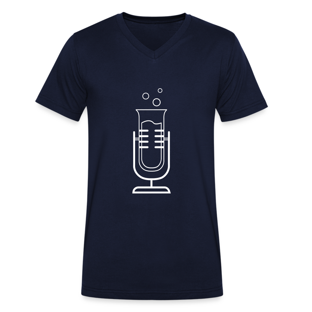 Alles Chlor! (großes Mikro) - Männer Bio-T-Shirt - Navy