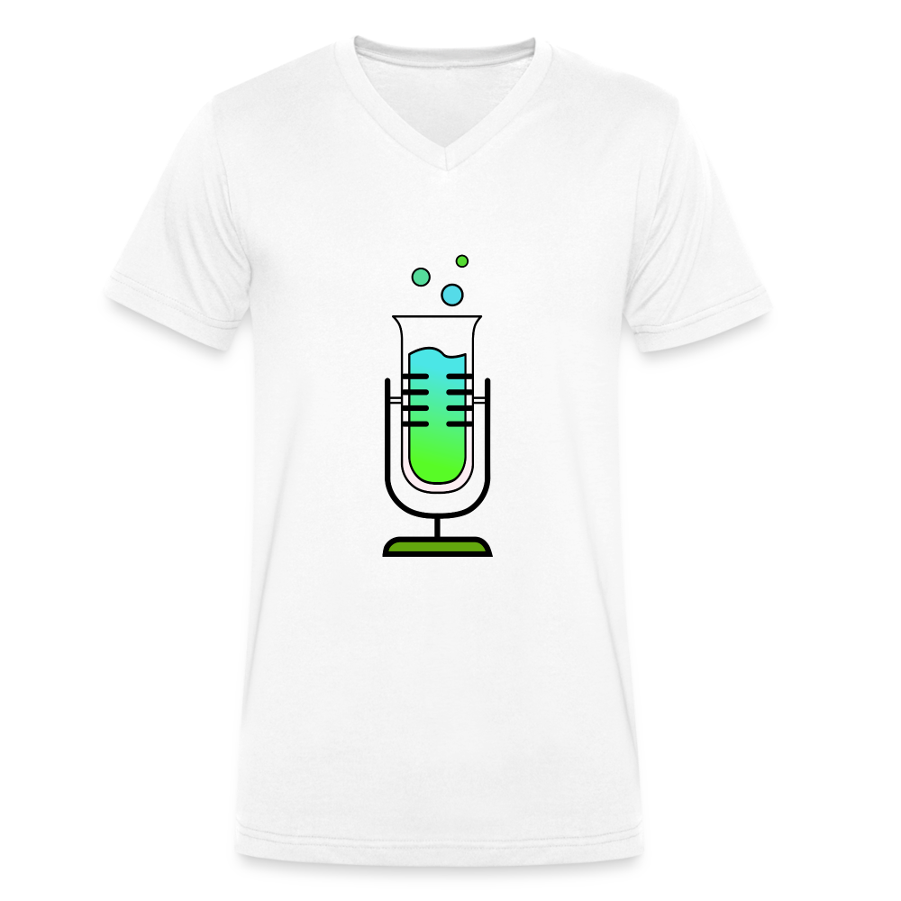 Alles Chlor (großes Mikro) - Männer Bio-T-Shirt - weiß