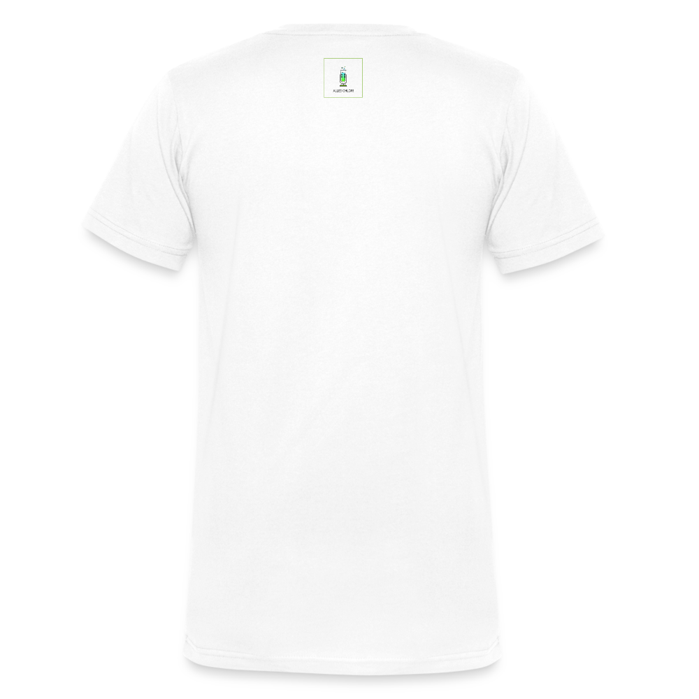 Alles Chlor (großes Mikro) - Männer Bio-T-Shirt - weiß