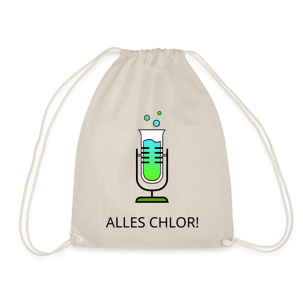 Alles Chlor! Turnbeutel - Natur
