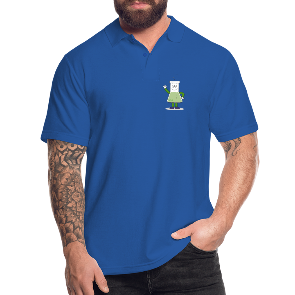 Männer Poloshirt - Royalblau