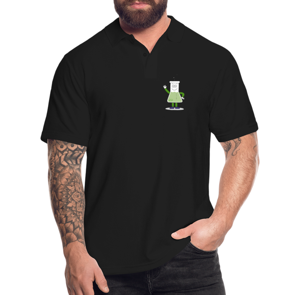 Männer Poloshirt - Schwarz