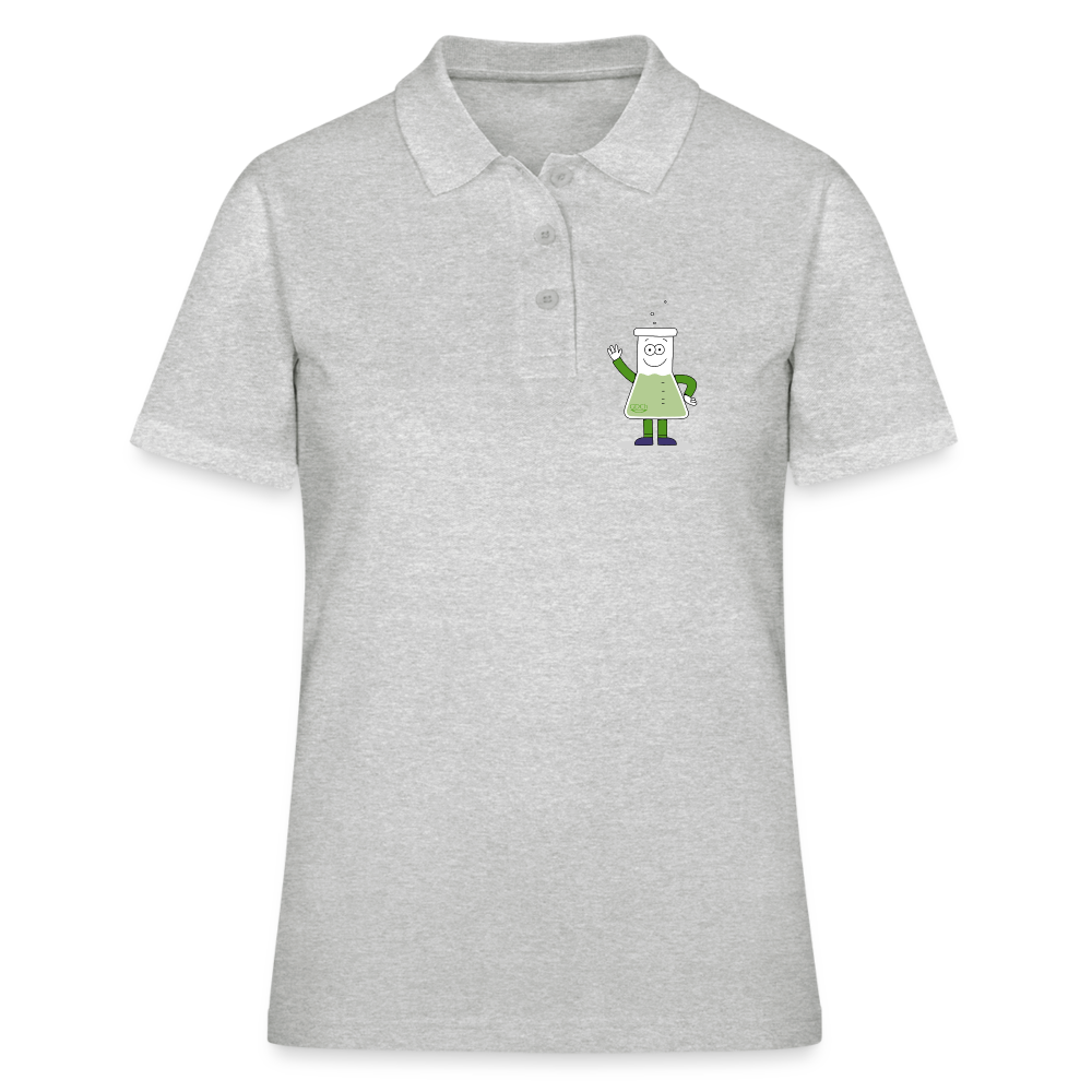 Frauen Polo Shirt - Grau meliert