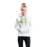 „Chemists have all the solutions“ Frauen Premium Hoodie - Weiß