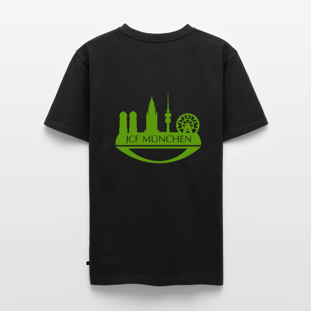Herren Premium T-Shirt – JCF München Erlie-Motiv - Schwarz