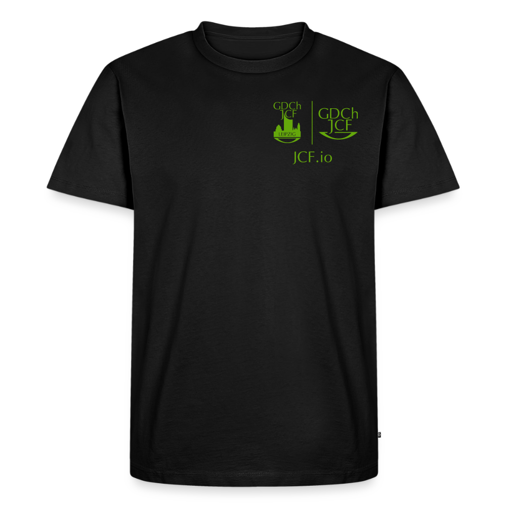 Herren Premium T-Shirt – JCF Leipzig - Schwarz