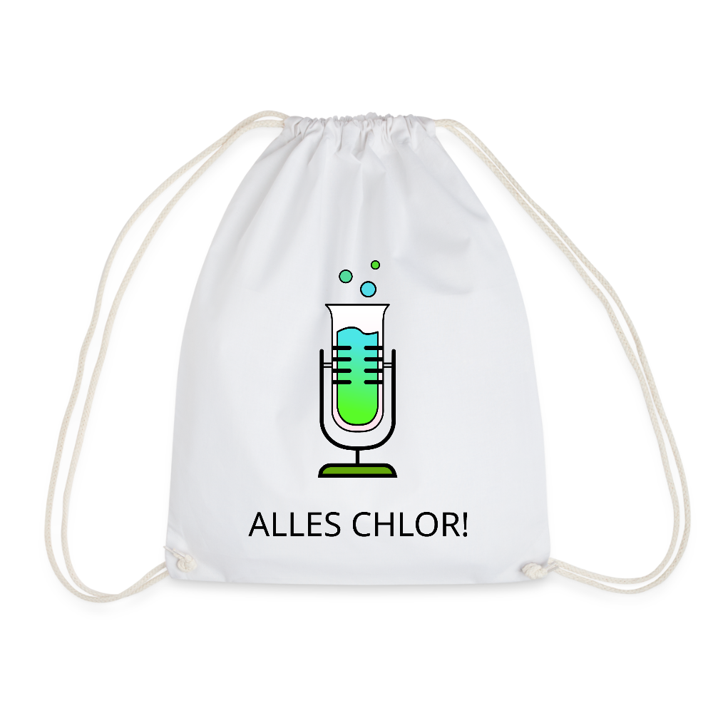 Alles Chlor! Turnbeutel - Weiß
