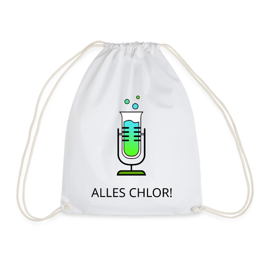 Alles Chlor! Turnbeutel - Weiß