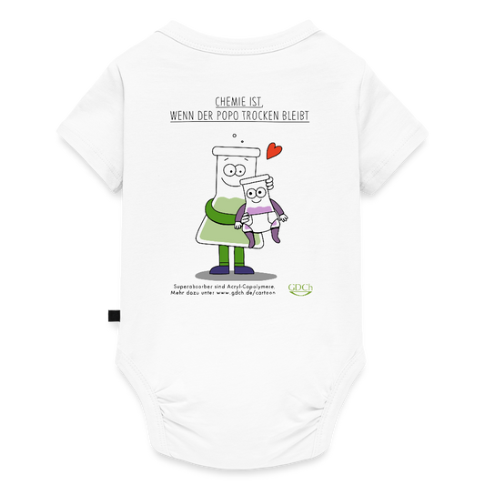 Baby Bio-Kurzarmbody - Weiß