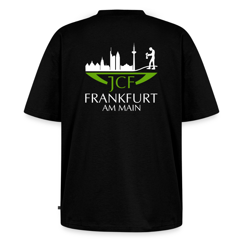 Bio Shirt - JCF Frankfurt weiß - Schwarz