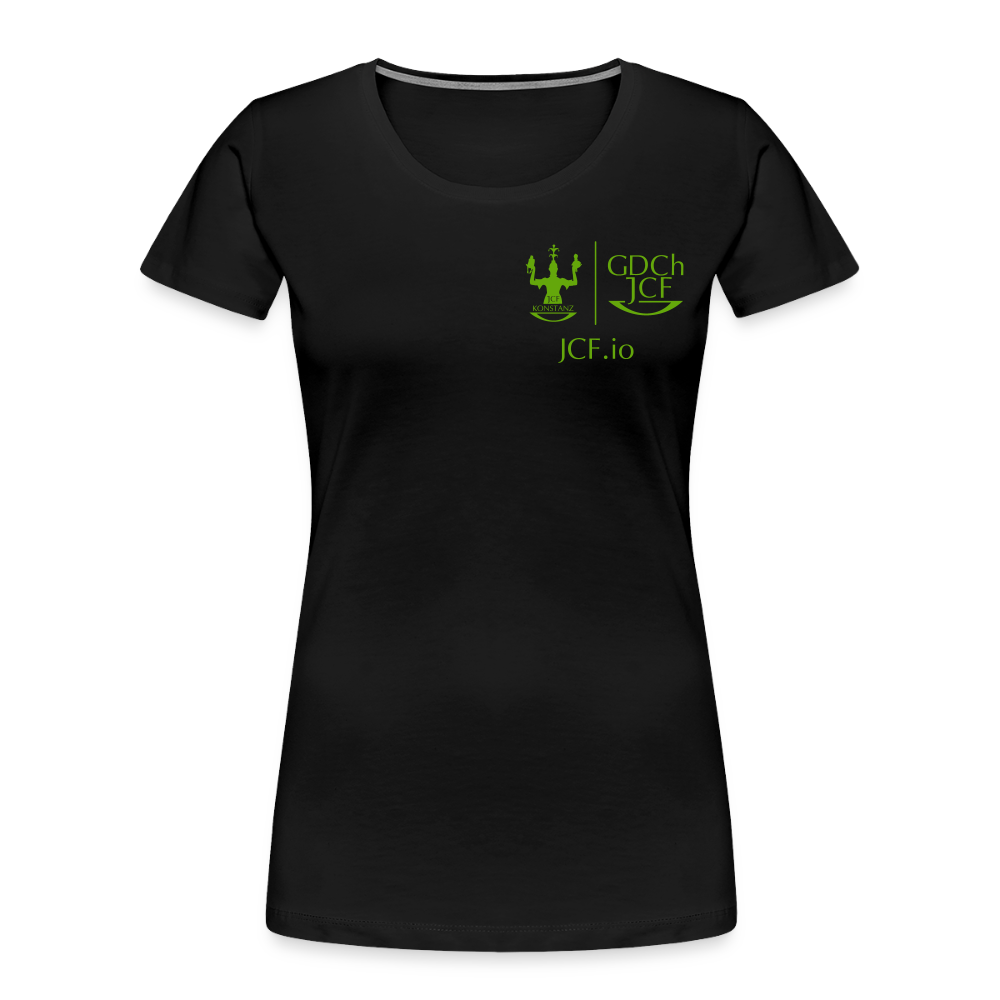 Damen Bio Shirt - JCF Konstanz - Schwarz