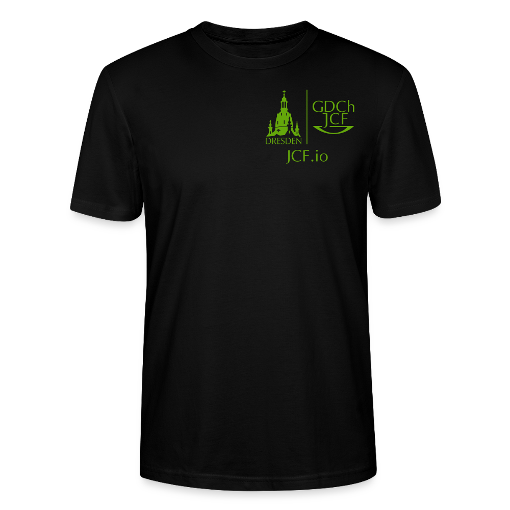 Unisex Bio Shirt JCF Dresden - Schwarz