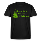 „Chemists have all the solutions“ Männer Premium T-Shirt - Schwarz