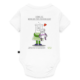 Baby Bio-Kurzarmbody „Erli“ - Weiß