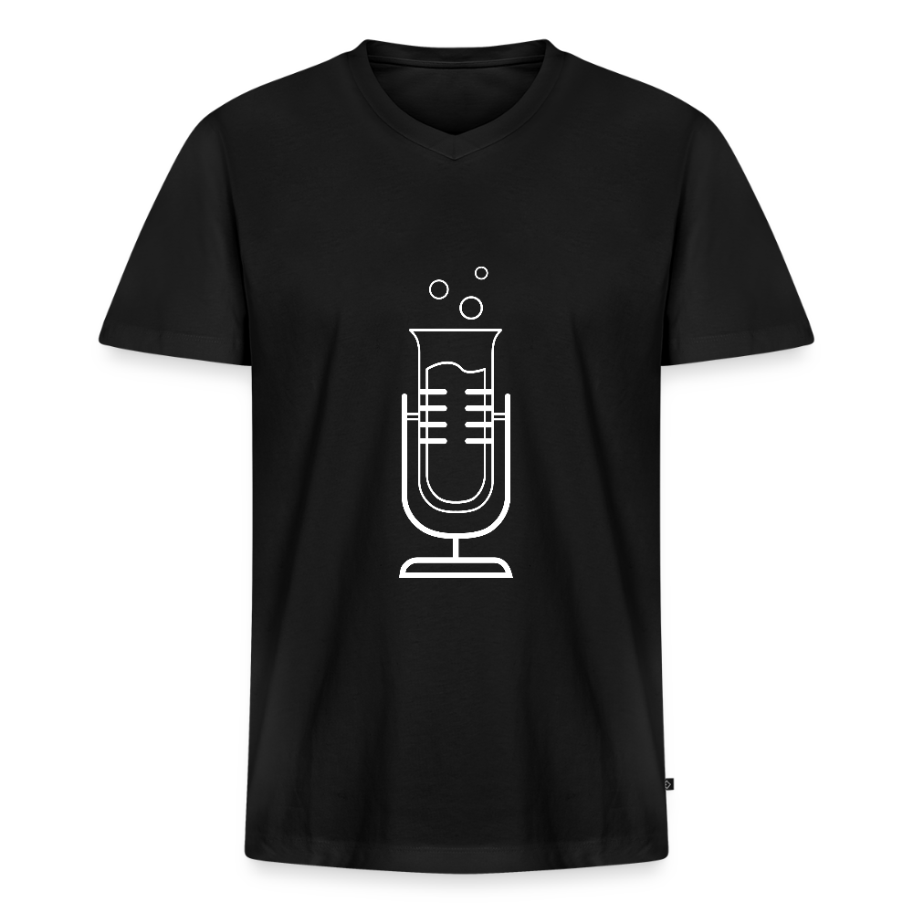 Alles Chlor! (großes Mikro) - Männer Bio-T-Shirt - Schwarz