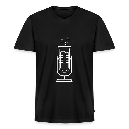 Alles Chlor! (großes Mikro) - Männer Bio-T-Shirt - Schwarz