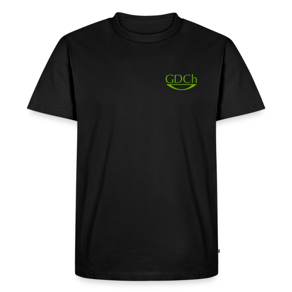 Männer T-Shirt GDCh-Logo - Chemie verbindet. Menschen gestalten. - Schwarz