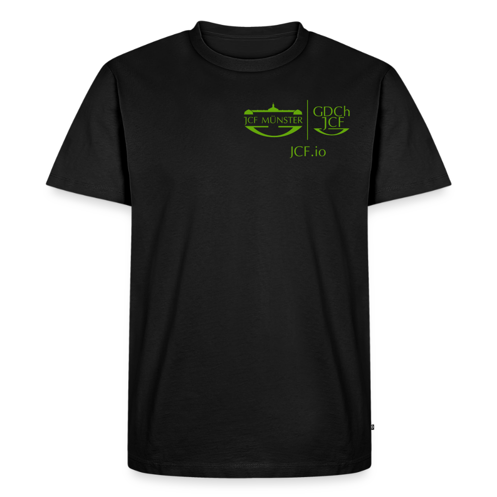 Herren Premium T-Shirt – JCF Münster - Schwarz