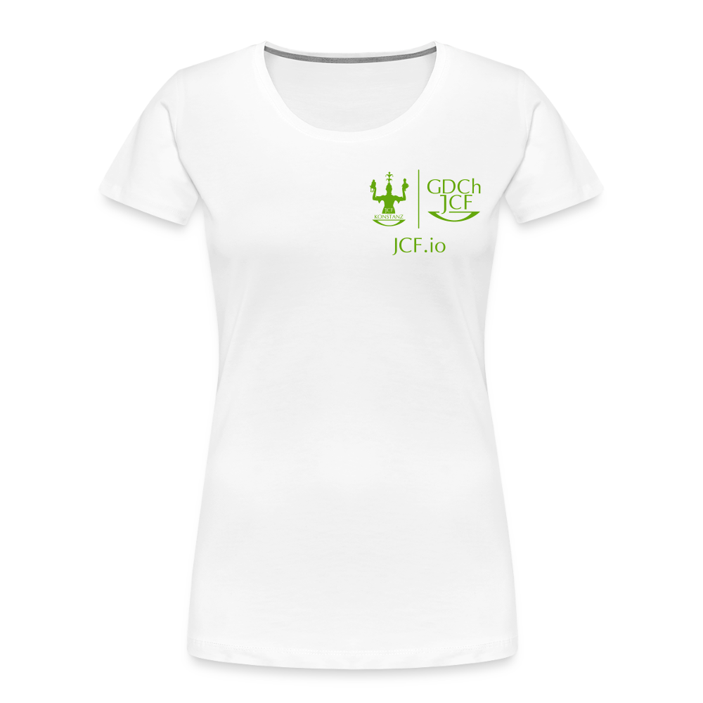 Damen Bio Shirt - JCF Konstanz - Weiß