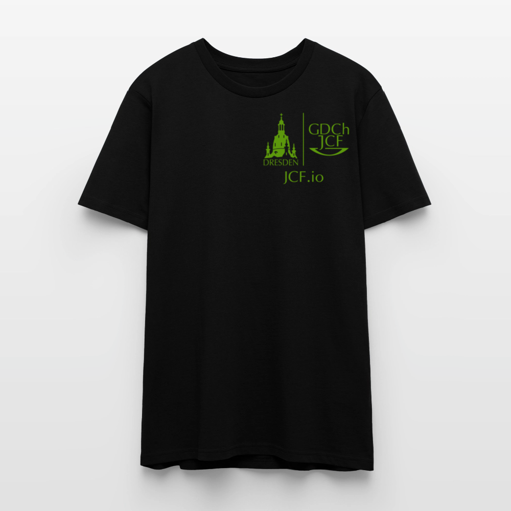 Unisex Bio Shirt JCF Dresden - Schwarz